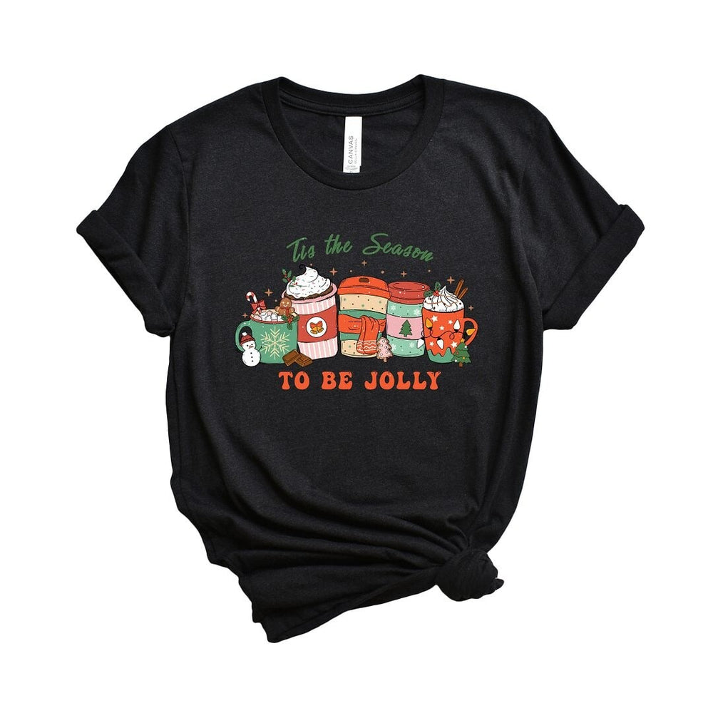 Jolly Season Mugs Short Sleeve Crewnneck Tee