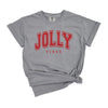 Jolly Vibes Varsity Thick Outline Garment Dyed Tee