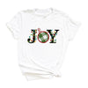 Joy Christmas Lights Short Sleeve Crewnneck Tee