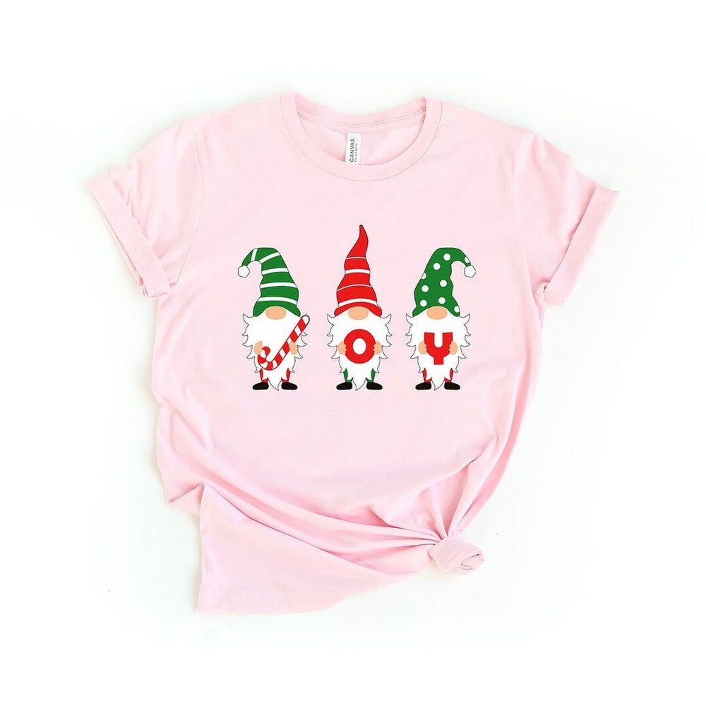 Joy Gnomes Short Sleeve Crewnneck Tee