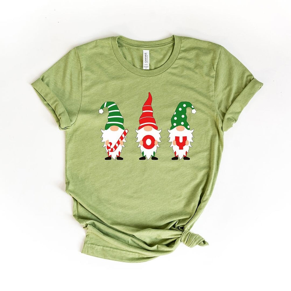 Joy Gnomes Short Sleeve Crewnneck Tee