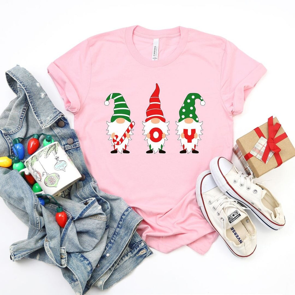 Joy Gnomes Short Sleeve Crewnneck Tee