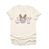 Joy Reindeer Short Sleeve Crewnneck Tee