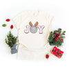 Joy Reindeer Short Sleeve Crewnneck Tee