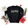 Joyful Bold Puff Print Graphic Sweatshirt