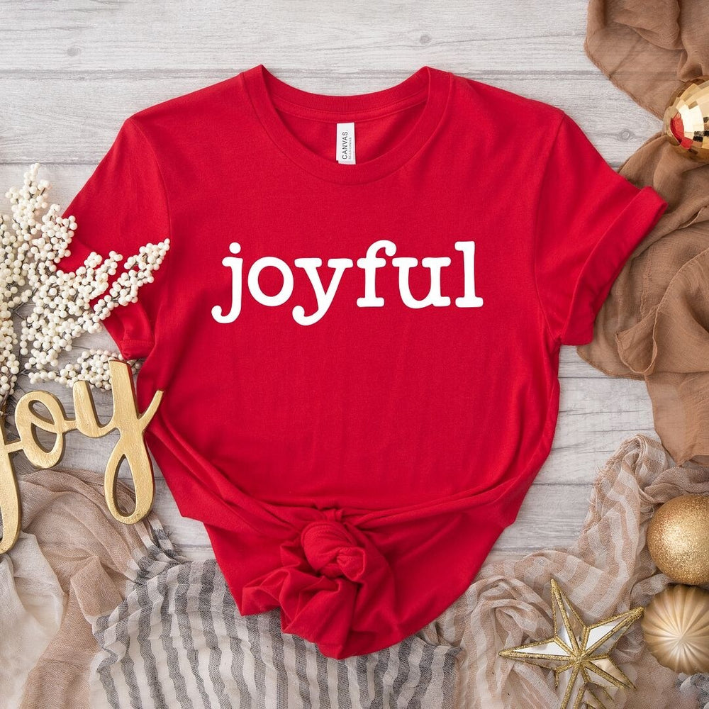 Joyful Bold Short Sleeve Crewnneck Tee