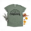 Just A Girl Who Loves Christmas Garment Dyed Tee