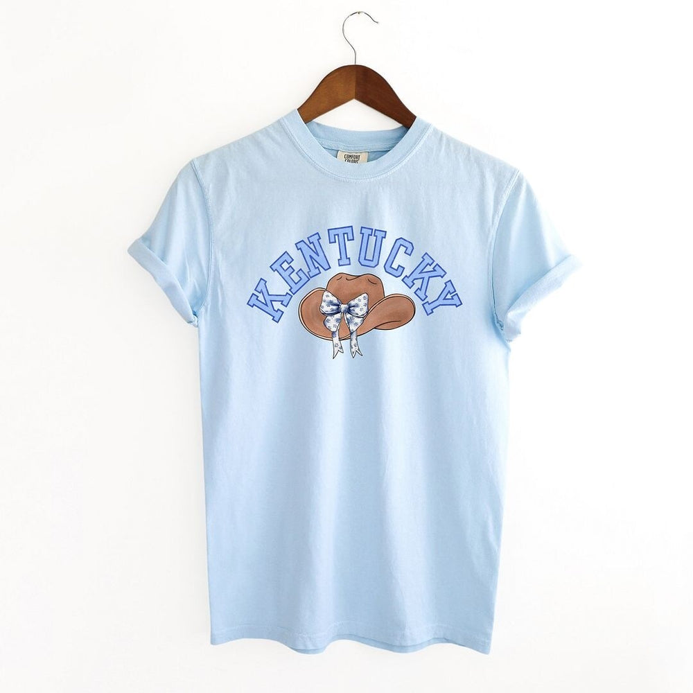 Kentucky Hat With Bow Garment Dyed Tee