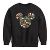 Kids Disney Mickey Silhouette Christmas Fleece