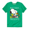 Kids Peanuts But First Presents Tee