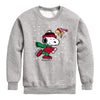 Kids Peanuts Snoopy Ice Skating Fleece