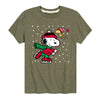 Kids Peanuts Snoopy Ice Skating Tee