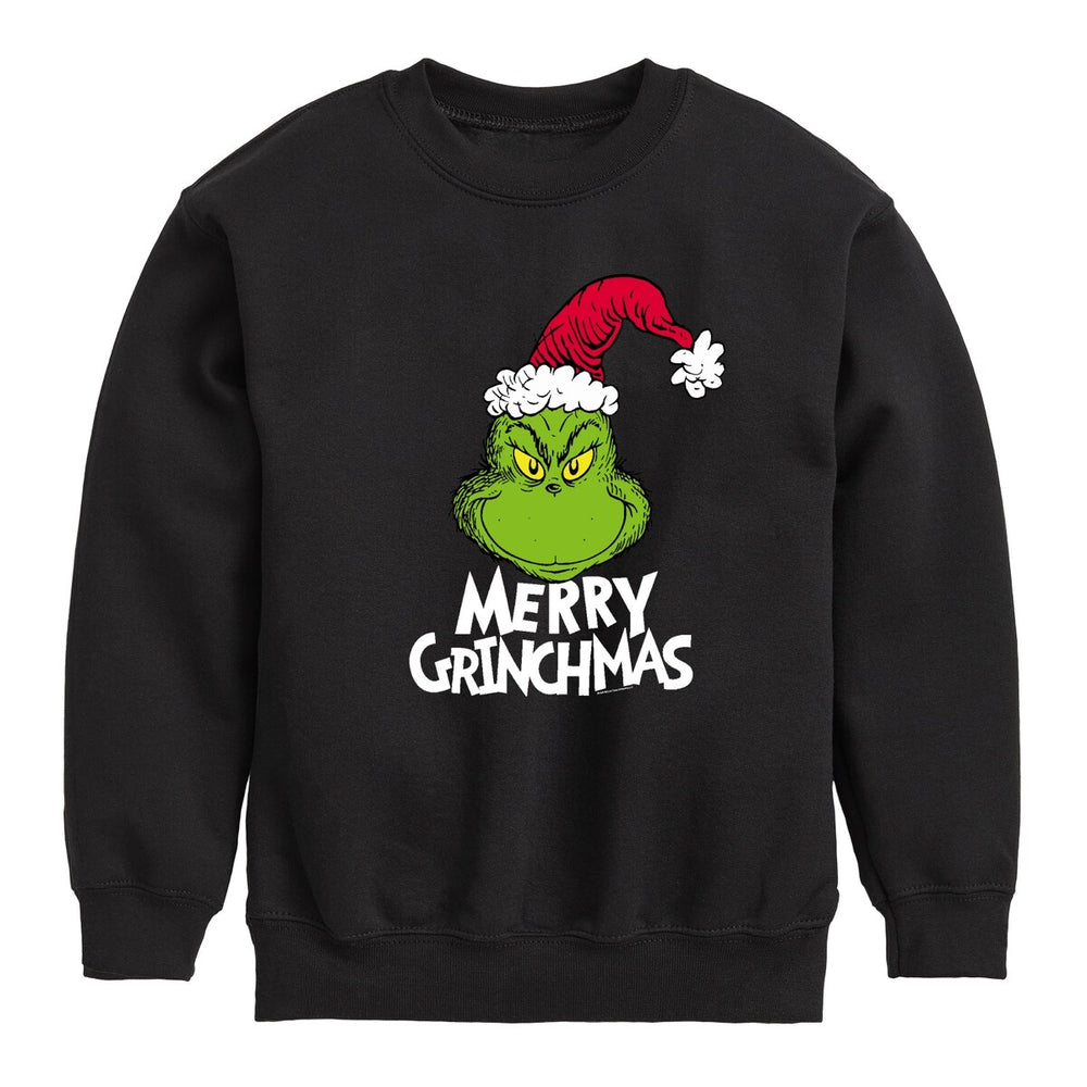 Kids The Grinch Merry Grinchmas Fleece