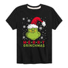 Kids The Grinch Merry Santa Grinch Tee