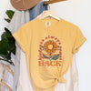 Kindness Always Comes Back Retro Flower Garment Dyed Tee