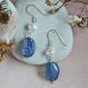 Kyanite Pearl Earring