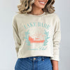 Lake Babe Boat Graphic Sweatshirt