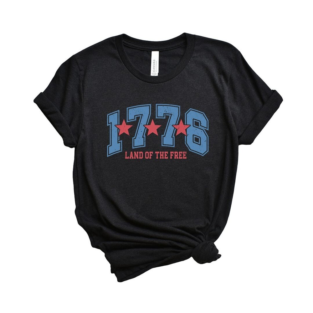 Land of the Free 1776 Short Sleeve Crewnneck Tee