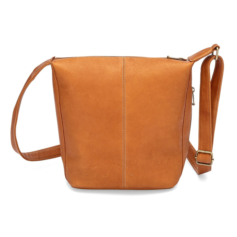 Le Donne Leather Side Zip Crossbody