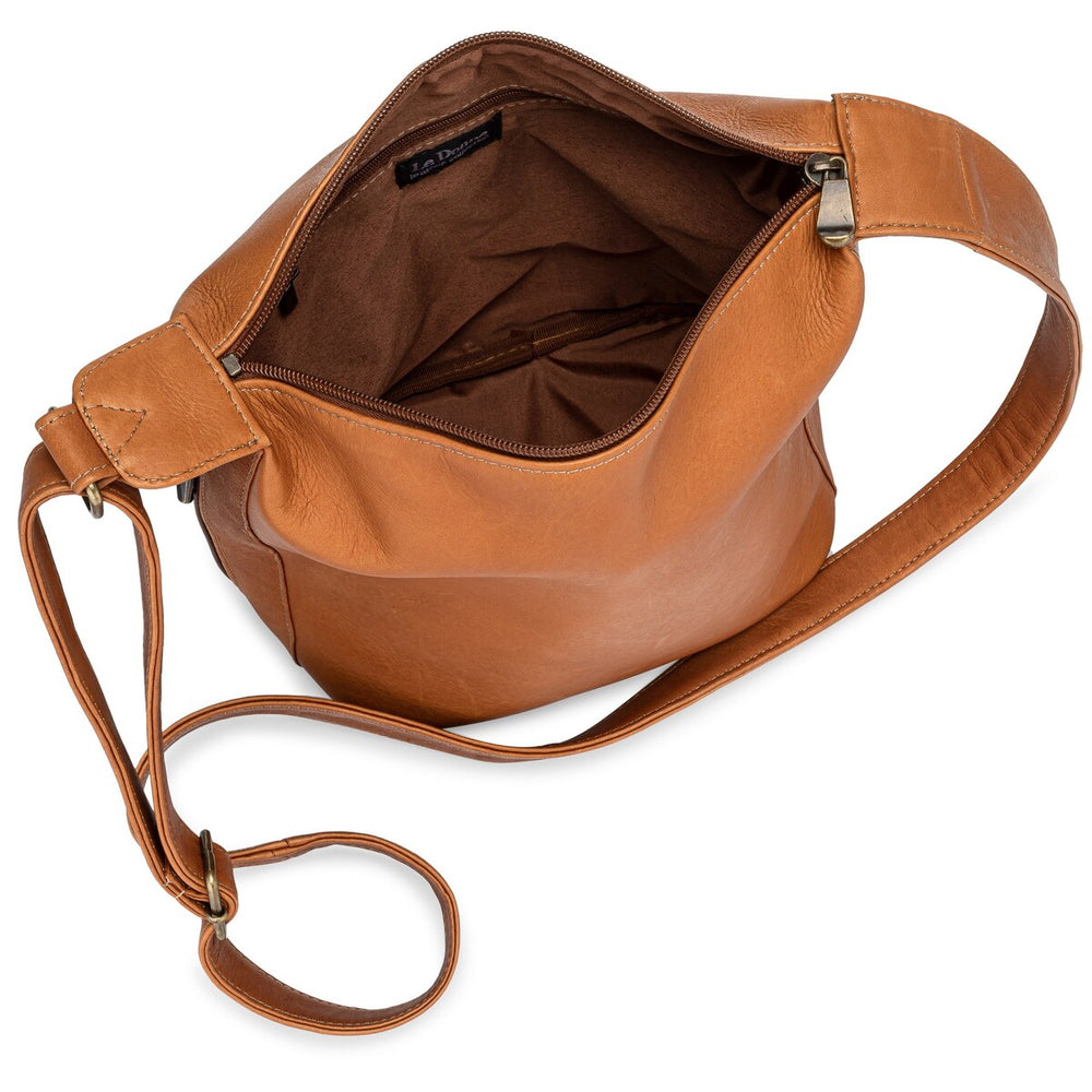 Le Donne Leather Side Zip Crossbody