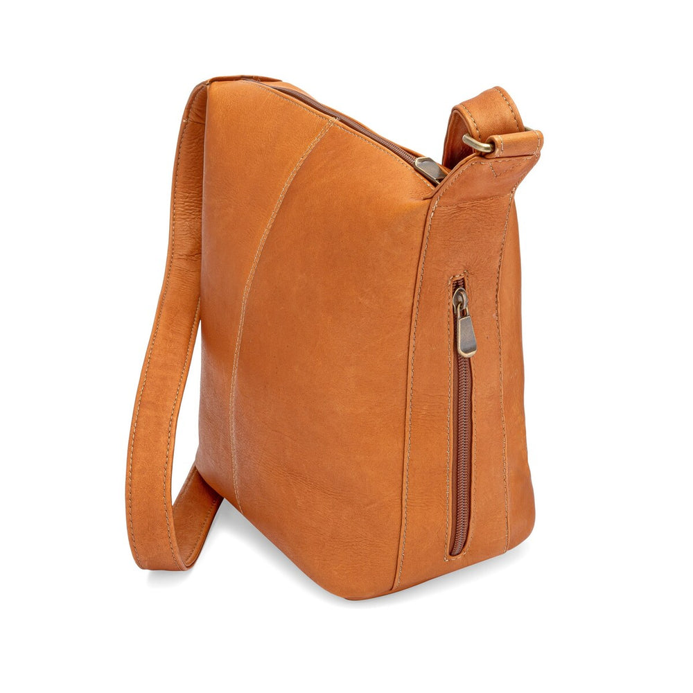 Le Donne Leather Side Zip Crossbody