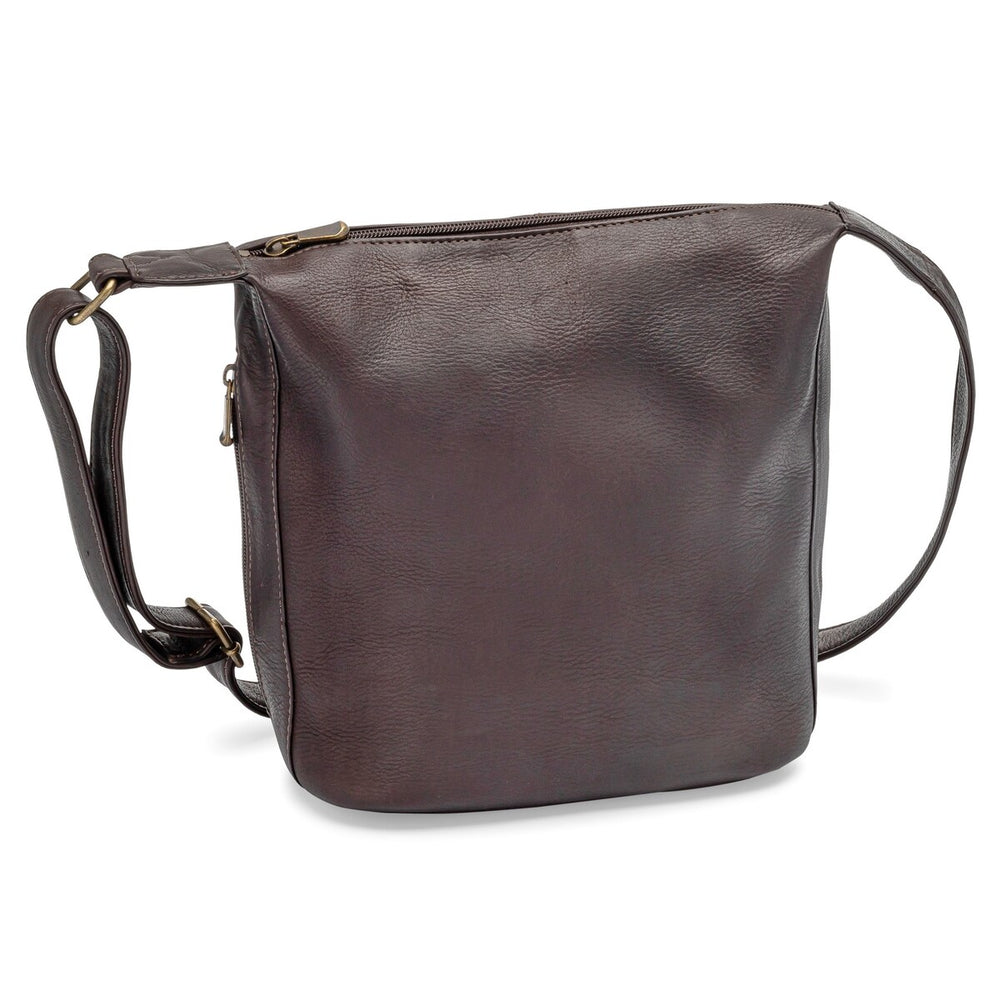 Le Donne Leather Side Zip Crossbody