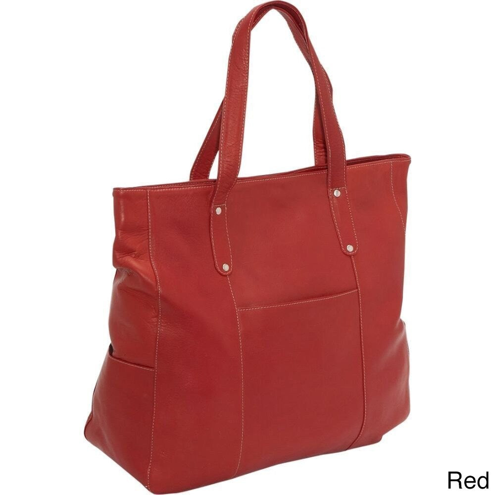 Le Donne Leather Large Slip Pocket Tote