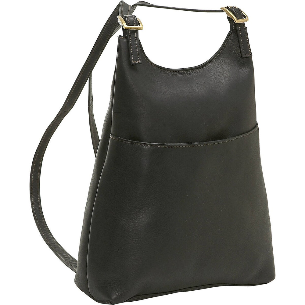 Le Donne Leather Womens Slim Sling Backpack