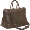 LeDonne Leather Distressed Leather Getaway 25-inch Duffel Bag