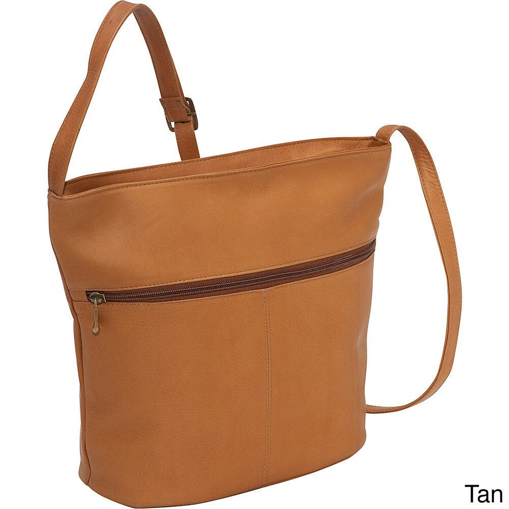 Le Donne Leather Bucket Shoulder Bag