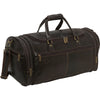 LeDonne Leather Distressed Leather 21-inch Carry On Overnighter Duffel Bag