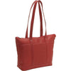 LeDonne Leather Double Strap Medium Pocket Tote Bag