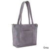 LeDonne Leather Double Strap Pocket Tote Bag