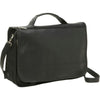 LeDonne Leather Expandable Organizer Messenger Brief