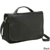 LeDonne Leather Expandable Organizer Messenger Brief