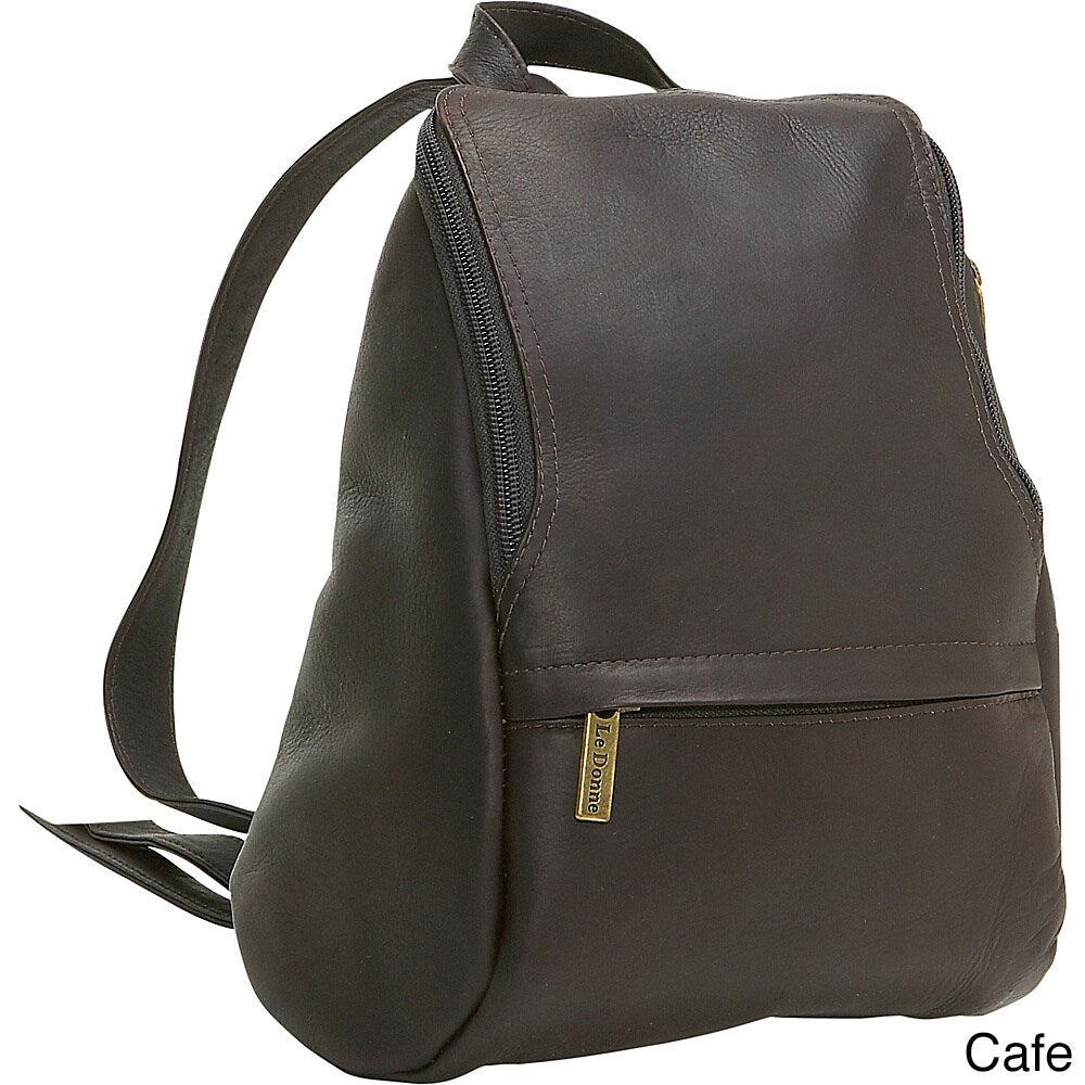 LeDonne Leather U-Zip Mini Backpack