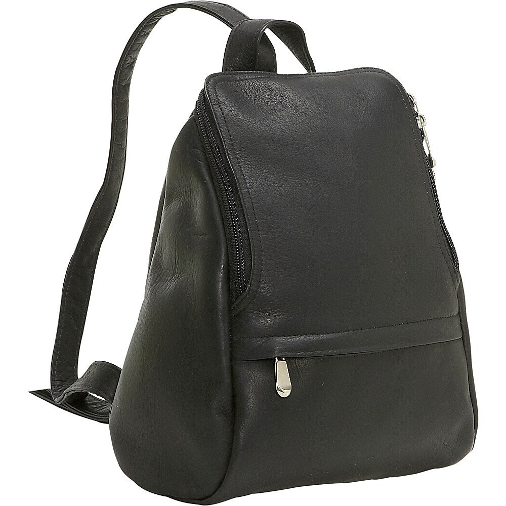 LeDonne Leather U-Zip Mini Backpack