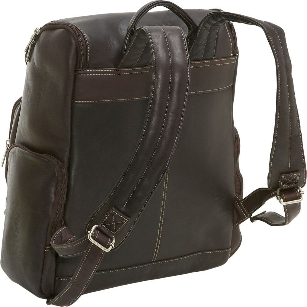 LeDonne Leather Vaqueta 15.4-inch Laptop Backpack