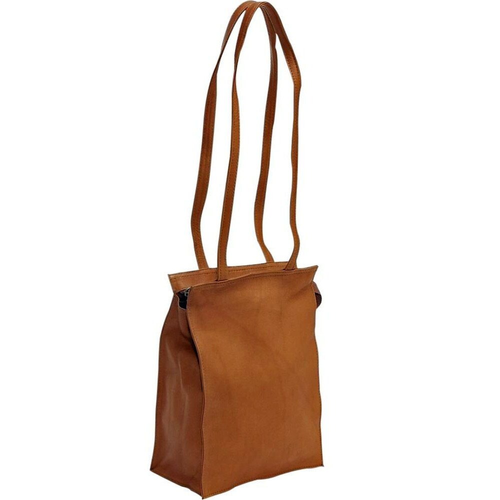 Le Donne Leather Small Simple Dual Strap Tote Bag