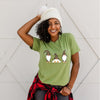 Leopard Gnomes Short Sleeve Crewnneck Tee