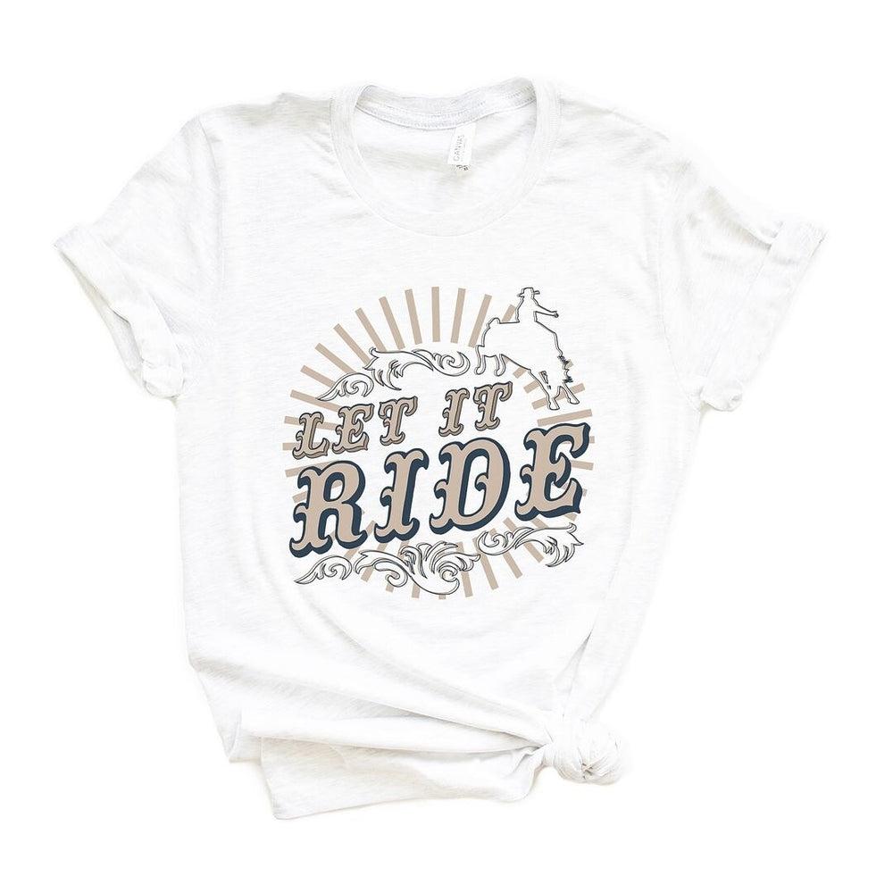 Let It Ride Rodeo Short Sleeve Crewnneck Tee