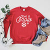 Let It Snow Snowflake Graphic Sweatshirt