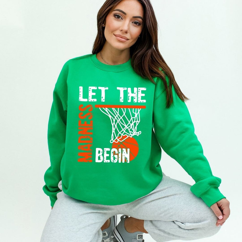 Let The Madness Begin Graphic Sweatshirt