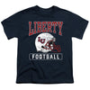 Liberty University Football Helmet Kids T Shirt for Youth Boys and Girls