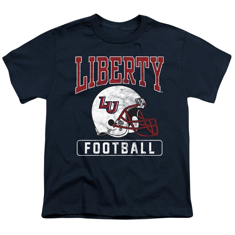 Liberty University Football Helmet Kids T Shirt for Youth Boys and Girls