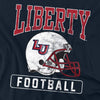 Liberty University Football Helmet Kids T Shirt for Youth Boys and Girls