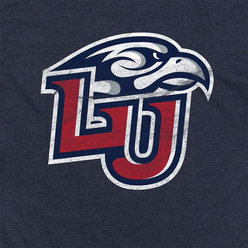 Liberty University Primary Logo Unisex Adult Heathered Premium T Shirt