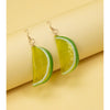 Lime Wedge Drop Earrings