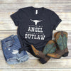 Little Bit Angel Horns Short Sleeve Crewnneck Tee