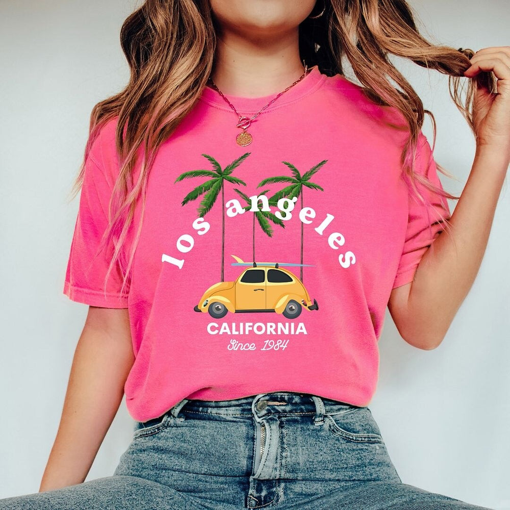 Los Angeles Car Garment Dyed Tee